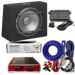 12IN.1000W Enclosed Subwoofer & Amplifier Bass Package For Car Audio W/processor. Fixed Price $361.99.