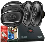 4X Pioneer 6X9" 650 Watts Pair 4-WAY Speaker + Gravity GR300.4 1200W Amp Kit. Fixed Price $289.99.