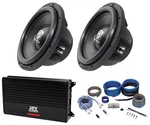 Mtx THUNDER1000.1 Watt Rms Mono AMPLIFIER+(2) 12" Car Audio Subwoofers Subs. Fixed Price $439.85.