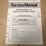 Original Proton Service Manuals For Car Audio Radio Components. Fixed Price $8.98.