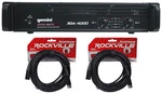 Gemini XGA-4000 4000W Pro Dj/pa Live Sound Power Amplifier+xlr Cables XGA4000. Fixed Price $217.00.