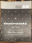 Marantz SA-247 Car Amplifier Service Manual *original*. Fixed Price $14.97.