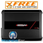Soundigital EVOX2 3000.1 2-OHM Mini Monoblock 3000W Rms Subwoofers Amplifier New. Fixed Price $649.99.