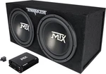 Mtx TNP212D2 12" 1200W Dual Loaded Car Subwoofer Audio W/ Box And Amplifier. Fixed Price $279.00.