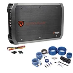Rockville RXA-F1 1600 Watt PEAK/400W Rms Channel Car Amplifier+amp Kit. Fixed Price $136.95.