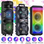6000W Portable Bluetooth Speaker Sub Woofer Heavy Bass Sound Party System & Mic. Fixed Price $75.99.