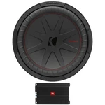 Kicker 12" 1000W Max 2-OHM Dual Voice Coil Subwoofer, Class Mono Amplifier. Fixed Price $246.49.