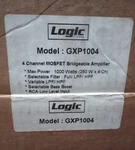 Logic 6XP1000 W4 Channel Amplifier. Fixed Price $89.00.