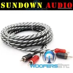 Sundown Audio SB2RCA-17 Twisted Ft 2-CHANNEL Jack Car Amplifier Wire New. Fixed Price $29.99.