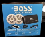 Boss Audio ASK902B.6 4 Channel Amplifier And 6.5" Speaker Kit White. Fixed Price $229.99.
