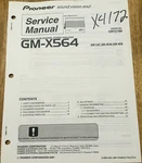Pioneer GM-X564 Power Amplifier Original Service Repair Manual. Fixed Price $14.94.