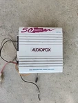 Vintage Audiovox AMP-522CS Hifi Power Amplifier Scratches Untested. Fixed Price $45.00.