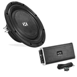 Nvx VADM1 500W Rms Class-d Amplifier + 10" Shallow Mount Subwoofer. Fixed Price $260.98.