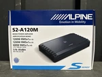 Alpine S2-A120M Mono Subwoofer Amp, Hi-res Certified, 1200W Rms At & 2-OHM. Fixed Price $399.95.