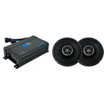 Atg Audio Marine Certified 500 Watt 2 Channel Mini Amplifier With 1-PAIR 6.5".... Fixed Price $279.98.