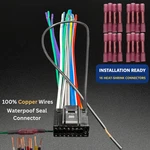 Power Wire Harness For Kenwood KDC-X889 KDCX889 Kit With Connectors. Fixed Price $10.95.