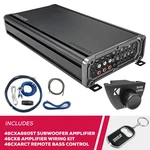 Kicker 46CXA6605T Channel Amplifier W/ 46CK8 Kit & 46CXARCT Wired Remote. Fixed Price $569.97.