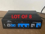Lot Of Pyramid PA105 Amplifier 80W Total Output Power 70V Mic Talkover. Fixed Price $274.95.