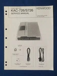 Kenwood KAC-726 KAC-S726 Amplifier Service Manual Factory Original The Real Thin. Fixed Price $17.08.