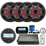 Jbl PRV175 Radio, 4X 6.5" Led Charcoal Speaker, Amp, Wired Remote, Accessories. Fixed Price $845.49.