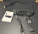 AK-45 Black Remote Control Led Display Audio Stereo Power Amplifier AO4068362. Fixed Price $24.00.