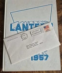 1957 Lansing Eastern High School Yearbook Michigan W/ Us President Ford Letter. Fixed Price $239.99.