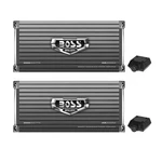 Boss Armor 2000W Monoblock A/b Amplifier Car Audio + Bass Remote (2 Pack). Fixed Price $226.99.