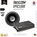Audiocontrol EPIC1500 1500W Monoblock Amp + Db TREX-12D4 Spl Subwoofer. Fixed Price $778.08.