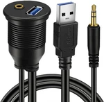 Batige 3.0 X0019SKAAN 3FT Single Port Car Mount Flush Cable (set Of 4). Fixed Price $19.96.