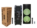 Mr Dj PRO215LED Professional Dual 2X15" 5500W Pa Bluetooth Powered Speaker. Fixed Price $449.99.