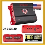 Crunch DR-3125.2D V-drive 3125W Max Power Channel Car Amplifier Class New. Fixed Price $88.95.