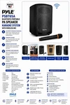Pyle PSBT65A Bluetooth Portable Pa Speaker Karaoke System Wireless Mic. Fixed Price $71.99.