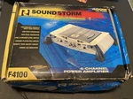 Sound Storm Laboratories F4100 Four Channel 400W Amplifier Free Shipping. Fixed Price $109.99.