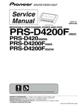 Service Manual Guide For Pioneer PRS-D4200. Fixed Price $15.01.