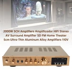 2000W 5CH Amplifiers Amplificador Hifi Stereo Av Surround Fm Theater. Fixed Price $78.10.