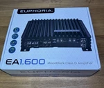 Db Drive Euphoria EA1.600 Amplifier Watts Ohm Stable Monoblock Class. Fixed Price $215.00.