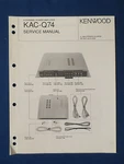 Kenwood KAC-Q74 Amplifier Service Manual Factory Original The Real Thing. Fixed Price $17.91.