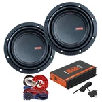 2X Memphis Audio MJM612 1400W 6.5" Subwoofers + Stx 2000W Amplifier Kit. Fixed Price $489.99.