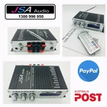 Jsa Audio 4CH 12V Mini Hifi Car Amplifier Motocycle Boat USB/FM/SD/DVD/MP3. Fixed Price $31.37.