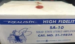 Realistic SA-10 Solid State Stereo Amplifier 31-1982A Nos! In Box Radio Shack. Fixed Price $59.99.