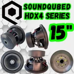 Soundqubed HDX4 Series 6000W Car Audio Subwoofer 15 Inch Dual Ohm. Fixed Price $819.95.