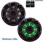 Kicker 6.5" Charcoal Led Marine Speakers 1 Pair Of Oem Replacement. Fixed Price $169.96.