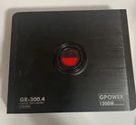 New Gravity Channels 1200 Watts Class A/b Car Audio Stereo Amplifier GR300.4. Fixed Price $65.00.