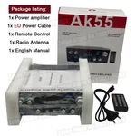 AK55 Hifi Digital Amplifier Channel 2.0 Bluetooth Surround Sound Max Power 9. Fixed Price $63.99.