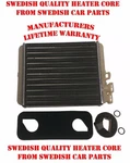 Volvo Heater Core S60 S80 V70 XC70 XC90 Lifetime Warranty 9171503. Fixed Price $59.95.