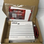 Pyle Hydra Marine 400W 4-CHANNEL Amplifier Waterproof W/dual Mosfet New Opnbx. Fixed Price $53.99.