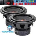 (2) Dd Audio 310E-D4 10" Car 1500W Dual 4-OHM Subwoofers Bass Speakers. Fixed Price $358.00.