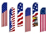 Usa Swooper Feather Flutter Large Flags. Fixed Price $20.95.