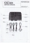 Service Manual Guide For Kenwood KAC-624. Fixed Price $11.70.