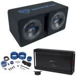 Rockville DV12K51 Dual 12" 2800W Car Subwoofers+vented Box+polk Audio Amp. Fixed Price $380.95.